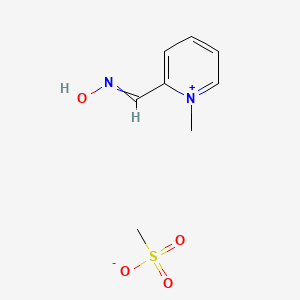 molecular formula C8H12N2O4S B1222625 Pralidoxime methanesulfonate 
