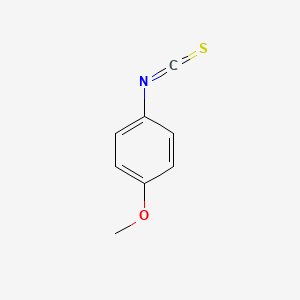 molecular formula C8H7NOS B1222635 4-Methoxyphenyl isothiocyanate CAS No. 2284-20-0