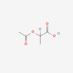 molecular formula C5H8O4 B1222636 2-Acetoxypropanoic acid CAS No. 535-17-1