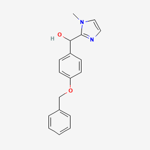 (1-Methyl-2-imidazolyl)-(4-phenylmethoxyphenyl)methanol