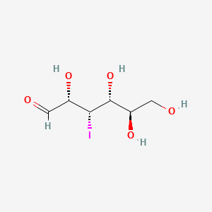 molecular formula C6H11IO5 B1222656 3-Deoxy-3-iodo-D-glucose CAS No. 59309-86-3