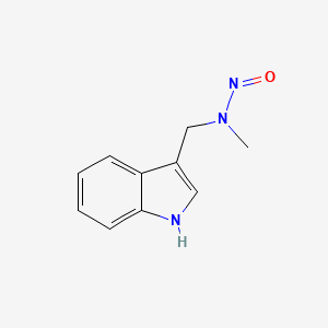 1H-Indole-3-methanamine, N-methyl-N-nitroso-