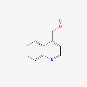 molecular formula C10H9NO B1222667 喹啉-4-基甲醇 CAS No. 6281-32-9
