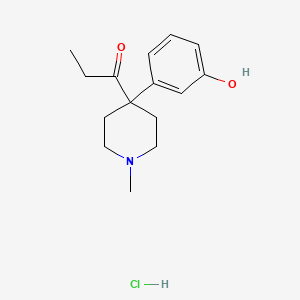 molecular formula C15H22ClNO2 B1222668 Ketobemidone hydrochloride CAS No. 5965-49-1