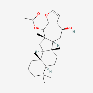 molecular formula C27H40O4 B1222672 Salmahyrtisol A 