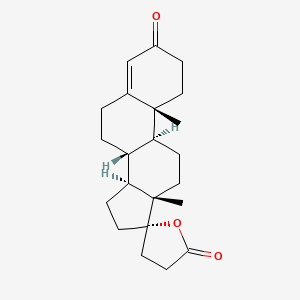 molecular formula C22H30O3 B1222673 3-Oxopregn-4-ene-21,17-carbolactone CAS No. 801-37-6