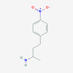 molecular formula C10H14N2O2 B122269 4-(4-Nitrophenyl)butan-2-amine CAS No. 99721-51-4