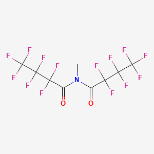 molecular formula C9H3F14NO2 B1222694 N-Methyl-bis-heptafluorobutyramide CAS No. 73980-71-9