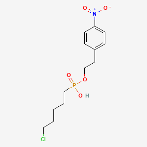 4-Nitrophenylethyl 5-chloropentylphosphonate