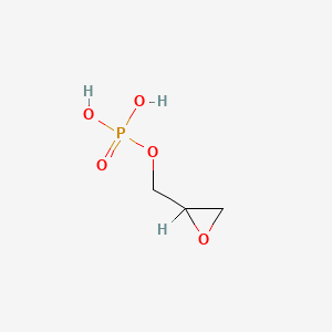 molecular formula C3H7O5P B1222697 Glycidol phosphate CAS No. 23815-70-5