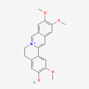 Dibenzo(a,g)quinolizinium, 5,6-dihydro-3-hydroxy-2,10,11-trimethoxy-