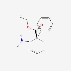 molecular formula C16H21NO2 B1222713 Nortilidine CAS No. 38677-94-0