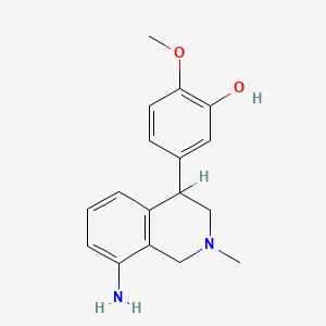 5-(8-Amino-1,2,3,4-tetrahydro-2-methyl-4-isoquinolinyl)-2-methoxyphenol