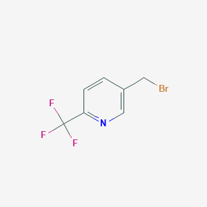 molecular formula C7H5BrF3N B122272 5-(Bromomethyl)-2-(trifluoromethyl)pyridine CAS No. 108274-33-5