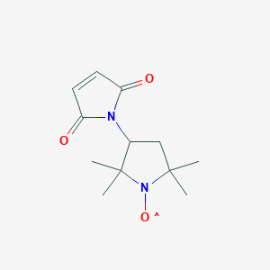 molecular formula C12H17N2O3 B1222724 3-Maleimido-2,2,5,5-tetramethyl-1-pyrrolidinyloxy CAS No. 5389-27-5