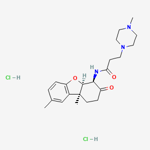 molecular formula C22H33Cl2N3O3 B1222732 Azipranone CAS No. 58322-91-1