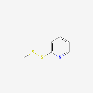molecular formula C6H7NS2 B1222733 Methyl 2-pyridyl disulfide CAS No. 63434-91-3