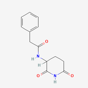 3-Phenylacetylamino-2,6-piperidinedione