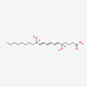 5,12-Dihydroxyicosa-6,8,10-trienoic acid