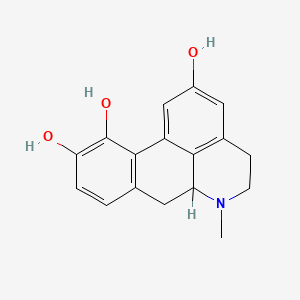 4H-Dibenzo(de,g)quinoline-2,10,11-triol, 5,6,6a,7-tetrahydro-6-methyl-