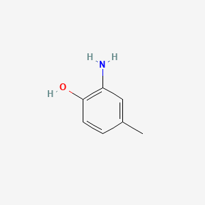 molecular formula C7H9NO B1222752 2-Amino-4-methylphenol CAS No. 95-84-1