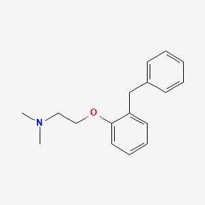 molecular formula C17H21NO B1222754 Phenyltoloxamine CAS No. 92-12-6