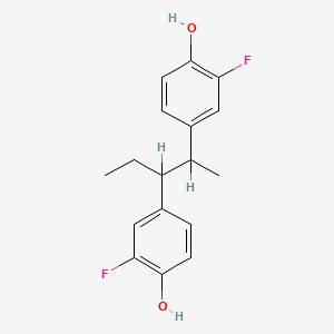 molecular formula C17H18F2O2 B1222780 Bifluranol 