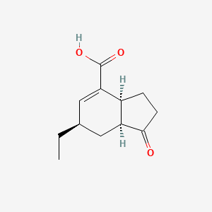 molecular formula C12H16O3 B1222782 Coronafacic acid CAS No. 62251-98-3
