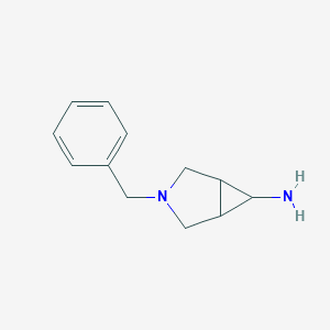 molecular formula C12H16N2 B122279 3-Benzyl-3-azabicyclo[3.1.0]hexan-6-amine CAS No. 151860-17-2