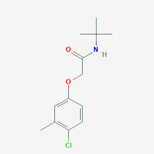 molecular formula C13H18ClNO2 B1222809 N-tert-butyl-2-(4-chloro-3-methylphenoxy)acetamide 