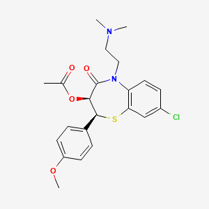 molecular formula C22H25ClN2O4S B1222845 Clentiazem CAS No. 96125-53-0
