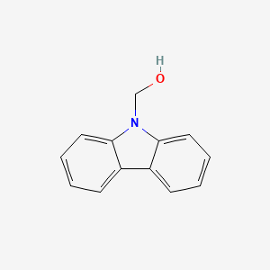 molecular formula C13H11NO B1222862 Carbazole-9-methanol CAS No. 2409-36-1