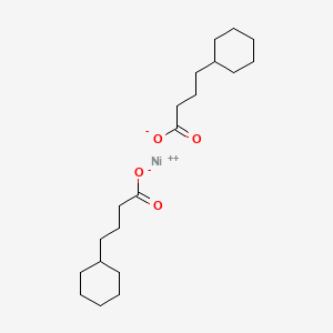 molecular formula C20H34NiO4 B1222866 Cyclohexanebutanoic acid, nickel(2+) salt CAS No. 3906-55-6