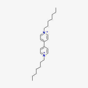 molecular formula C24H38N2+2 B1222869 1,1'-Diheptyl-4,4'-bipyridinium CAS No. 47503-76-4