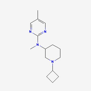 molecular formula C15H24N4 B12228790 N-(1-cyclobutylpiperidin-3-yl)-N,5-dimethylpyrimidin-2-amine 