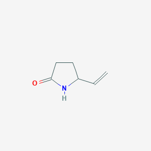 molecular formula C6H9NO B122288 5-乙烯基-2-吡咯烷酮 CAS No. 7529-16-0