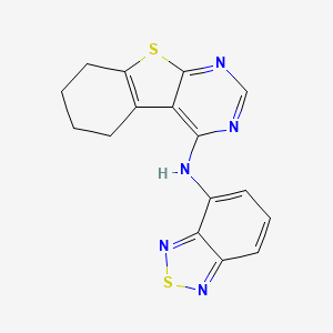 molecular formula C16H13N5S2 B1222888 G 1697 CAS No. 188550-08-5