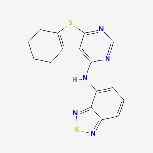 N-(2,1,3-benzothiadiazol-4-yl)-5,6,7,8-tetrahydro-[1]benzothiolo[2,3-d]pyrimidin-4-amine