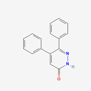 molecular formula C16H12N2O B1222894 5,6-Diphenylpyridazin-3-one CAS No. 2166-34-9