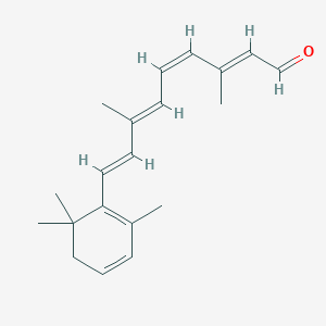 molecular formula C20H26O B122290 11-cis-3-Dehydroretinal CAS No. 41470-05-7
