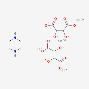 molecular formula C12H16N2O12Sb2 B1222911 Bilharcid CAS No. 52195-07-0