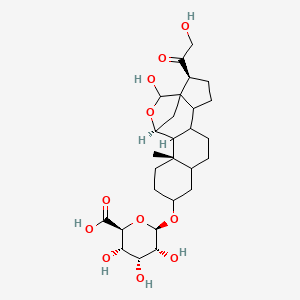 Tetrahydroaldosterone-3-glucuronide
