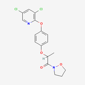 molecular formula C17H16Cl2N2O4 B1222926 Isoxapyrifop CAS No. 87757-18-4