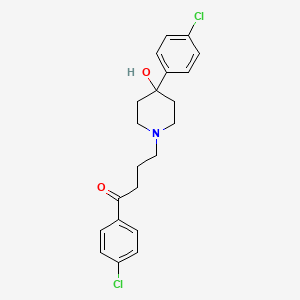 molecular formula C21H23Cl2NO2 B1222927 Chlorohaloperidol CAS No. 59995-68-5