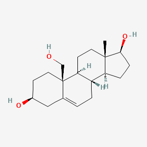 molecular formula C19H30O3 B1222934 Androst-5-ene-3beta,17beta,19-triol CAS No. 3404-23-7