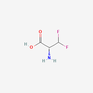 molecular formula C3H5F2NO2 B1222937 3,3-Difluoroalanine CAS No. 59729-23-6