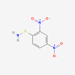molecular formula C6H5N3O4S B1222940 2,4-Dinitrobenzenesulfenamide CAS No. 51824-83-0