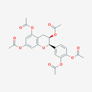 molecular formula C25H24O11 B122296 Epicatechin pentaacetate CAS No. 20194-41-6