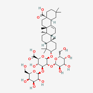 molecular formula C48H76O19 B1222960 Elatoside B CAS No. 156856-38-1