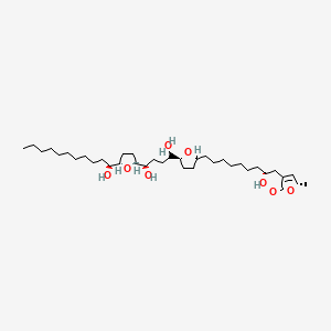molecular formula C37H66O8 B1222965 Bullatanocin CAS No. 129138-51-8